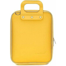 Mallette synthétique - Bombata - 35x26x5 cm - Jaune moutarde - Uni - Unisex - 1 an de garantie - Trousses