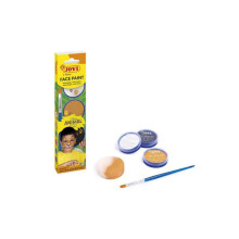 Kinderverf - Jovi - Set van 3 flesjes - 8 ml per flesje - Wit, Oranje, Zwart