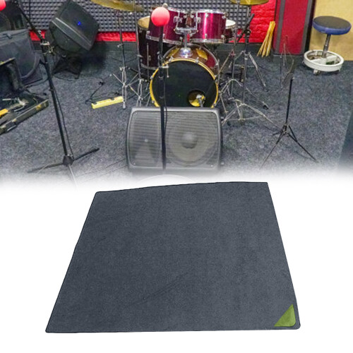 Drum Mat Drum Floor Mat Electronic Drum Mat For Easy Music-Red 2