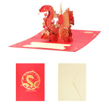 Handwriting Chinese New Year Card 2025 Year Of The Snake