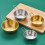 Rice Wine Bowl Condiment Container Stainless-Golden A small 5