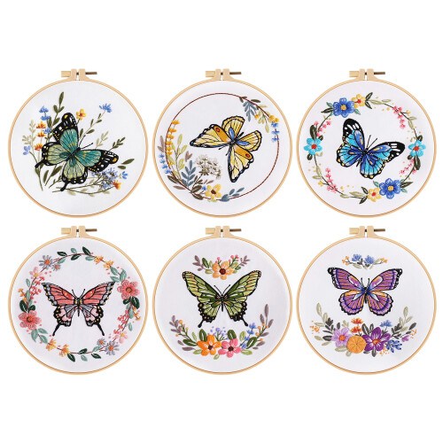 Crosses Stitching Set-Dielianhua 3 Material package wit 1