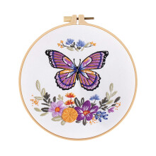 Crosses Stitching Set-Dielianhua 6 Bamboo embroidery st