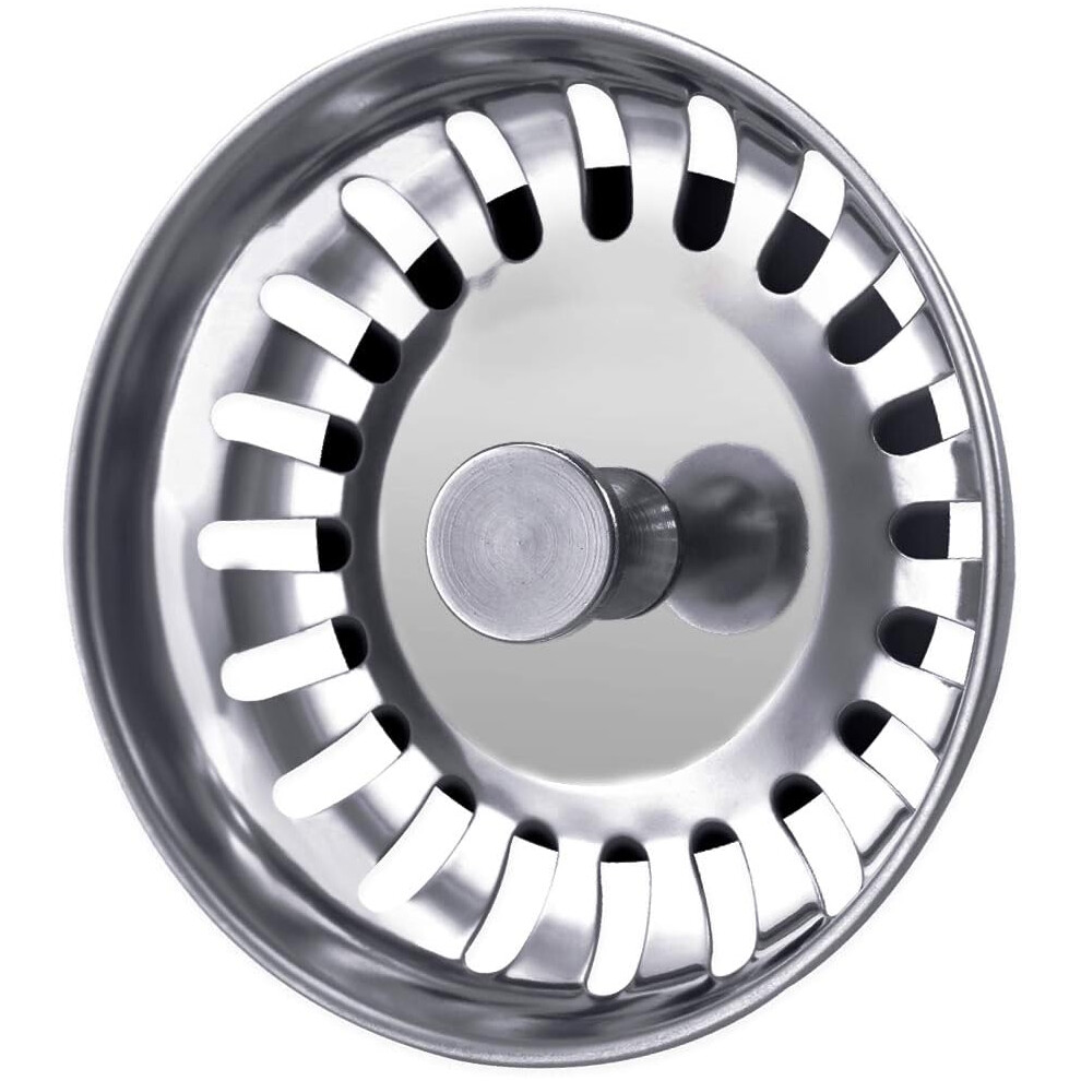 Hygienic Solution For Your Kitchen Sink, Seamless Fit Stainless Steel Strainer, Reliable And Durable, Prevent Clogged Drains, Efficient Waste Blocking 9135470004478