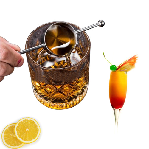 Pack of 2 Professional Double Beads Jigger-Gold Plated 2