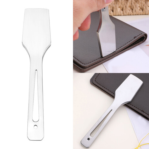 Stainless Steel Leather Stitching Line Flattener Leather Edging 1