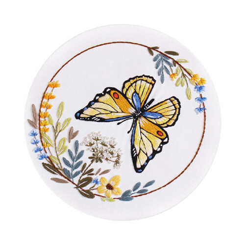 Crosses Stitching Set-Butterfly Love 2 Material package wit