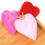 Washable Soft Plush Love Heart Pillow For Sofa Table-rose red 7
