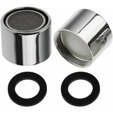 Aireador de grifo que ahorra agua eficazmente, fácil de instalar, ajuste universal para cocina y baño, aumenta la velocidad del chorro de agua,