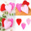 Washable Soft Plush Love Heart Pillow For Sofa Table-rose red 3