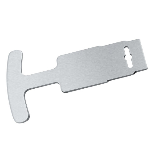 Pool Plugs Removal Tool Rubber Handle for Above and-silver