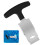 Pool Plugs Removal Tool Rubber Handle for Above and-silver 4