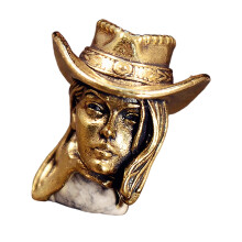 Retro Carved Jewelry Charm Decorative Copper Pendant-Brass