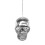 Reflecterende schedel gespiegelde discoballen ornament-Zilver 1