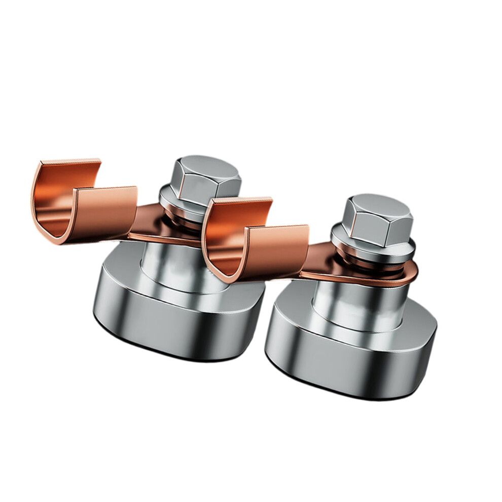 2Pcs Magnetic Welding Grounding Clamp Grounding Device-Large 7754000781874