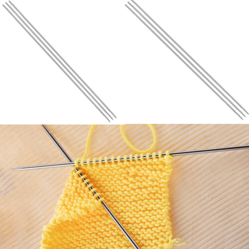 Double Pointed Straight Knitting Needle Suit-Long size 10 2