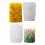 Flower Cylinder Candle Mould Carving Pattern Wavy-E type 2