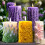 Flower Cylinder Candle Mould Carving Pattern Wavy-E type 3