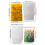Flower Cylinder Candle Mould Carving Pattern Wavy-E type 4