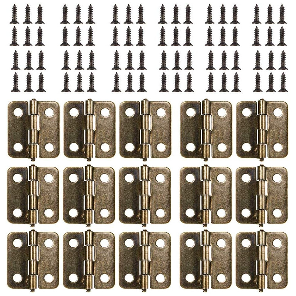 Flush Surface Installation Screws, Self Tapping Screws Stainless Steel Phillips, Bronze, Ideal For Furniture And Machinery Fasteners, 50 Packs, 18 X 1 9454554592626