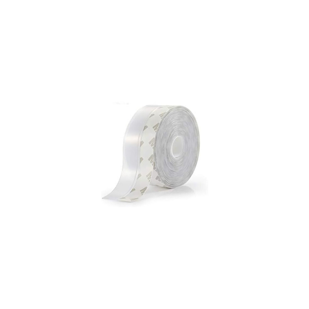 Temperature Control Genius, Flexible Weather Stripping For Glass Doors, Energy Saving Door Seal Strip Transparent 5M/16Ft, Silicone Sealing Tape Water 9454554551739