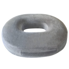 Cuscino per emorroidi per alleviare il dolore, cuscino a ciambella per sedile con anima ergonomica in memory foam, fodera rimovibile e lavabile,