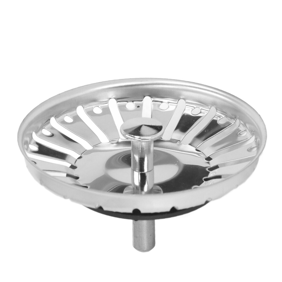 Stainless Steel Sink Strainer Basket, Rapid Filtration Design With Multiple Drainage Slots For Standard Sink Drains, High-Performance Kitchen Sink Fil 9135470006205
