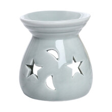 Highly Temperature Resistant Ceramic Candle Holder-Light Grey