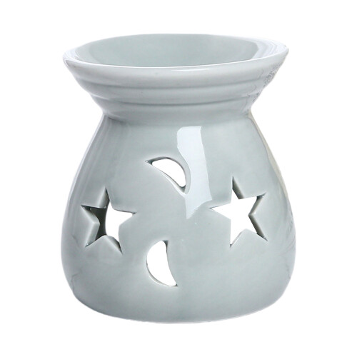 Highly Temperature Resistant Ceramic Candle Holder-Light Grey