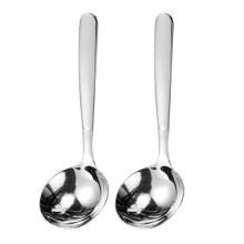 Elegant Kitchen Serving Utensil, Stainless Steel Soup Ladle, Professional Grade Mirror Finish Multi-function Condiment Spoon, Dishwasher Safe For Culi