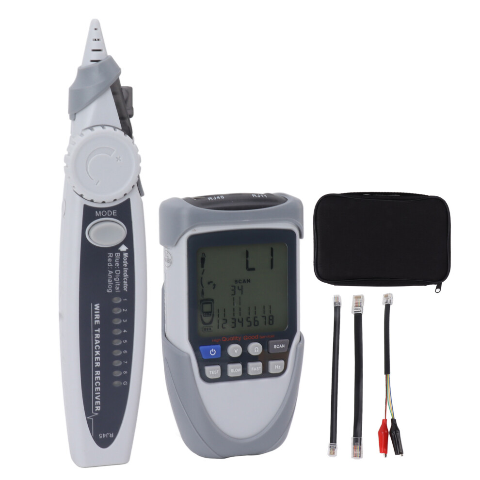 Network Cable Tester For Rj45 Coax Fast Accurate Testing With Pass Fail Results Efficient Continuity Test Tool Split Design Measurement And Premium Qu 9454554558196