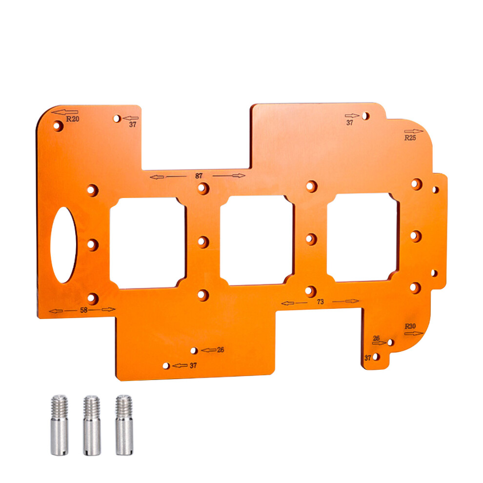 Adjustable Woodwork Hole Cutting Template For Accurate-7X7cm 7754000782956