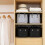 Pack Of 2 Felt Storage Baskets with Handles Multipurpose Dirty 7