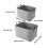 Pack Of 2 Felt Storage Baskets with Handles Multipurpose Dirty 3