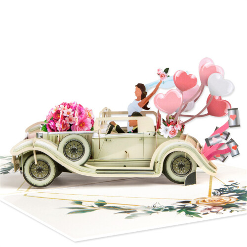 Carte cadeau pop-up 3D, carte de vœux surprise pour la 1