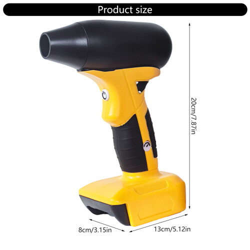 Small Cordless Leaf Blower Handheld Electric Dust Blower Fan For 2