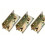 Heavy Duty Bed Frame Connectors Iron Bed Rail Hardware 12V Backlight LED ABS Material Construction No Mortise Required 8