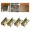 Heavy Duty Bed Frame Connectors Iron Bed Rail Hardware 12V Backlight LED ABS Material Construction No Mortise Required 5