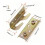 Heavy Duty Bed Frame Connectors Iron Bed Rail Hardware 12V Backlight LED ABS Material Construction No Mortise Required 7