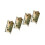 Heavy Duty Bed Frame Connectors Iron Bed Rail Hardware 12V Backlight LED ABS Material Construction No Mortise Required 4