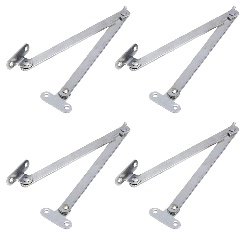 Lid Stay Hinge For Cabinet Door, Rotatable Folding Lid Support 180 Degree Rotatable Furniture Lid Hinge With Easy To Use Adjustable Mechanism, Foldabl 9454554566139