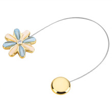 Fermatende decorativi a forma di fiore, stile giapponese che valorizza il tuo spazio abitativo, molla flessibile che si adatta a vari spessori di