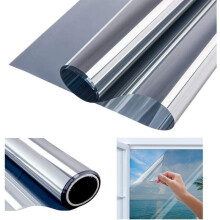 Película innovadora para ventanas unidireccional, lámina reflectante para ventanas del hogar, autoadhesiva, con bloqueo solar UV, control de calor,