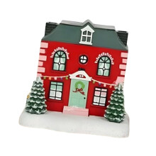 Christmas Holiday Snow House Incence Holder Decoration Creating
