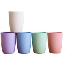 Gobelets réutilisables, compatibles micro-ondes, en paille de blé écologique, parfaits pour les pique-niques et les voyages, sans BPA, faciles à