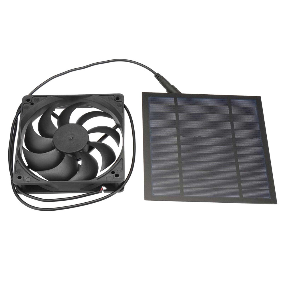 Energy Efficient Solar Exhaust Fan, Solar Powered Mini Ventilator For Shed Greenhouse Pet House Chicken House Rv, Portable Solar Powered Air Extractor 9454554562247
