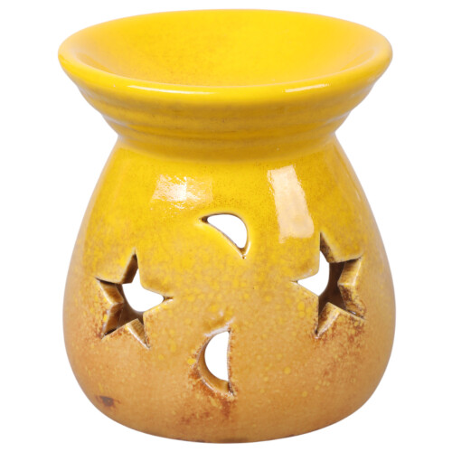 Decorative Ceramic Candle Holder Classical Essential Oil-Yellow