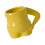 Unique Belly Shape Ceramic Mug Stable Drinking Cups-Egg Yellow 1
