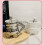 Elegant Ceramic Teas Cup with Double Arm Designs-Peach Powder 4