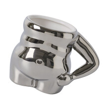 Unique Belly Milk Cup Drinkwares Multipurpose-Silver Foil Color
